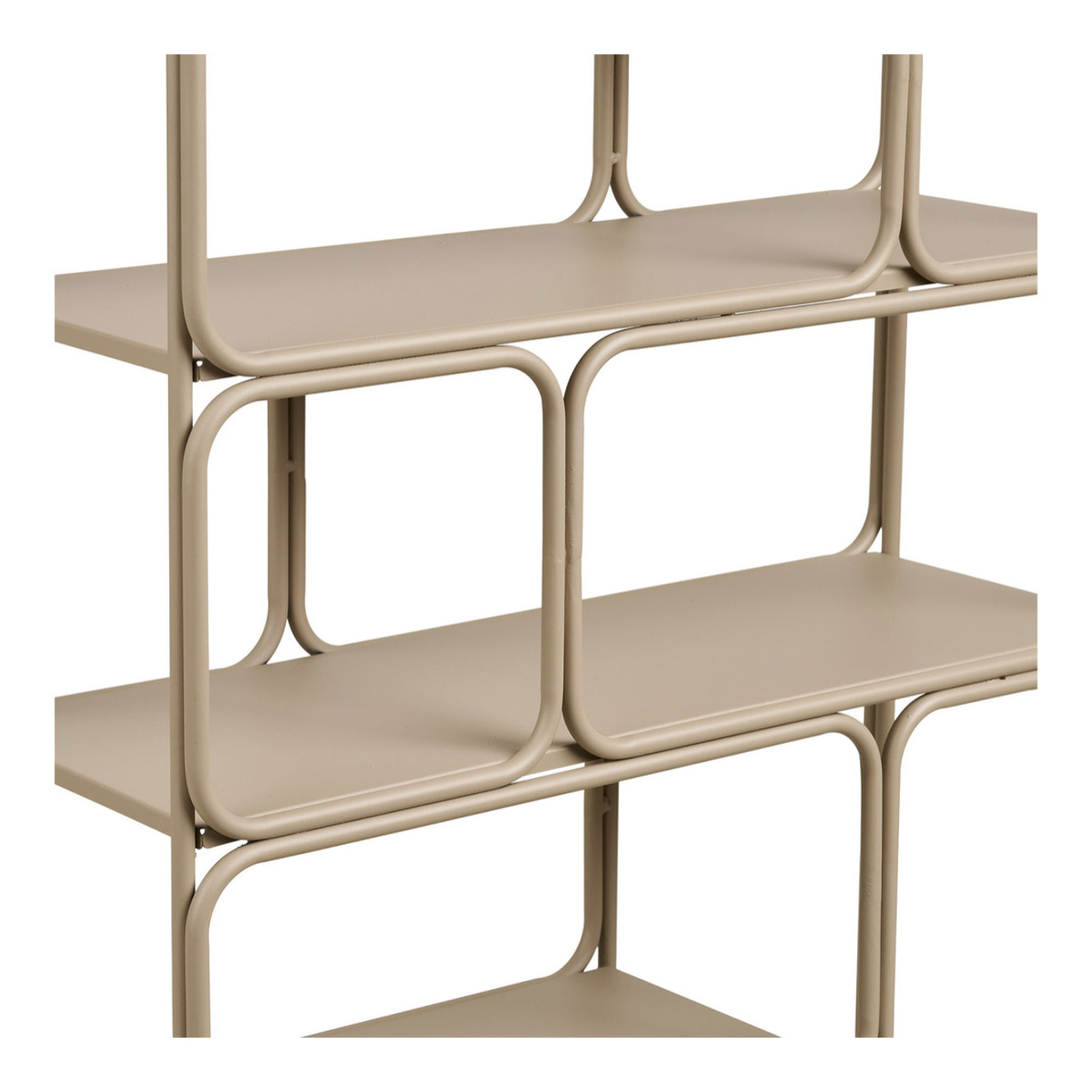 Mensola da parete Lanciano in metallo beige 48×18×64 cm