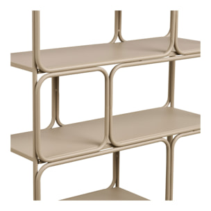 Mensola da parete Lanciano in metallo beige 48×18×64 cm