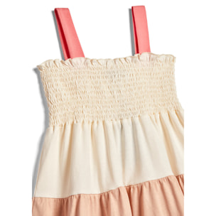 Vestido de Tirantes de Niña Estampado Multicolor