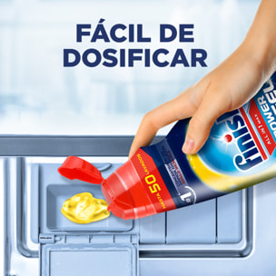 Finish All in 1 Max Power Gel Limón Higiene Lavavajillas 5x 50 lavados