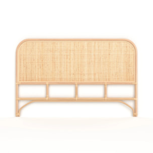 Tête de lit 140 cm en rotin naturel - Grace