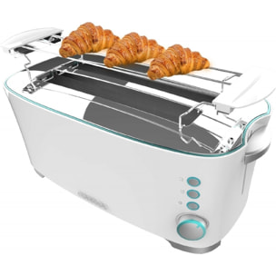 Tostador Toast&Taste Extra Double W, 1350W de Potencia, Doble ranura larga para