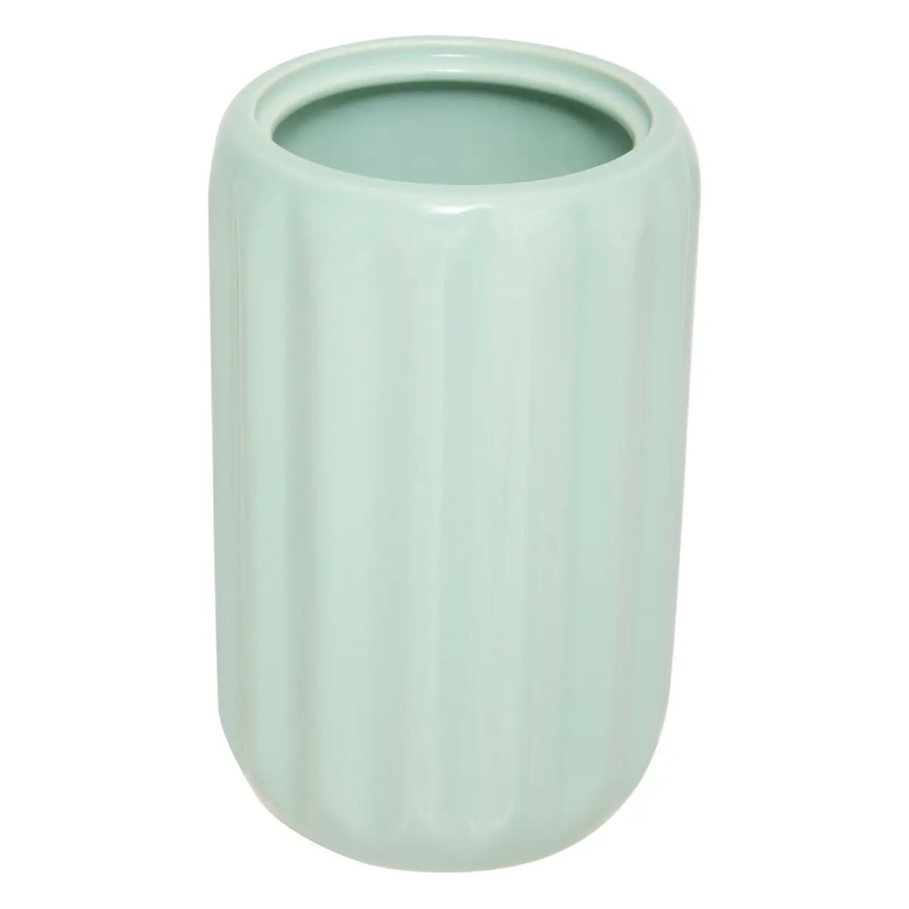 Brosse WC Colorama en céramique H.40cm vert céladon