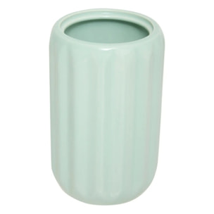 Brosse WC Colorama en céramique H.40cm vert céladon