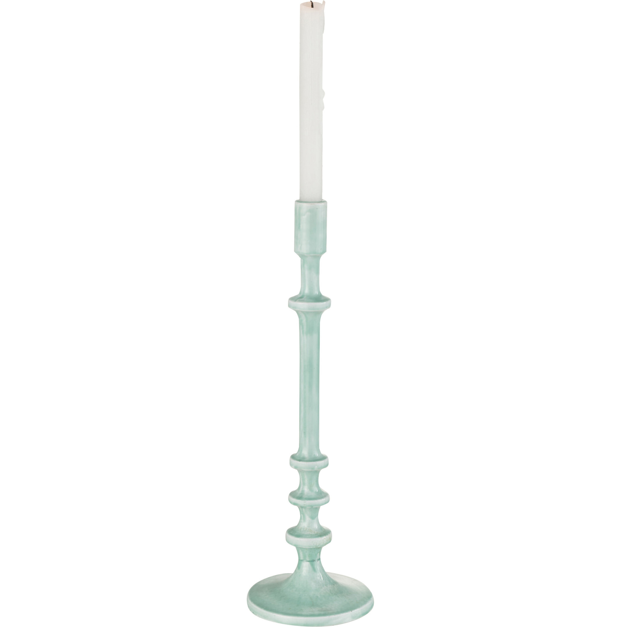 J-Line Chandelier Classique Aluminium Bleu L