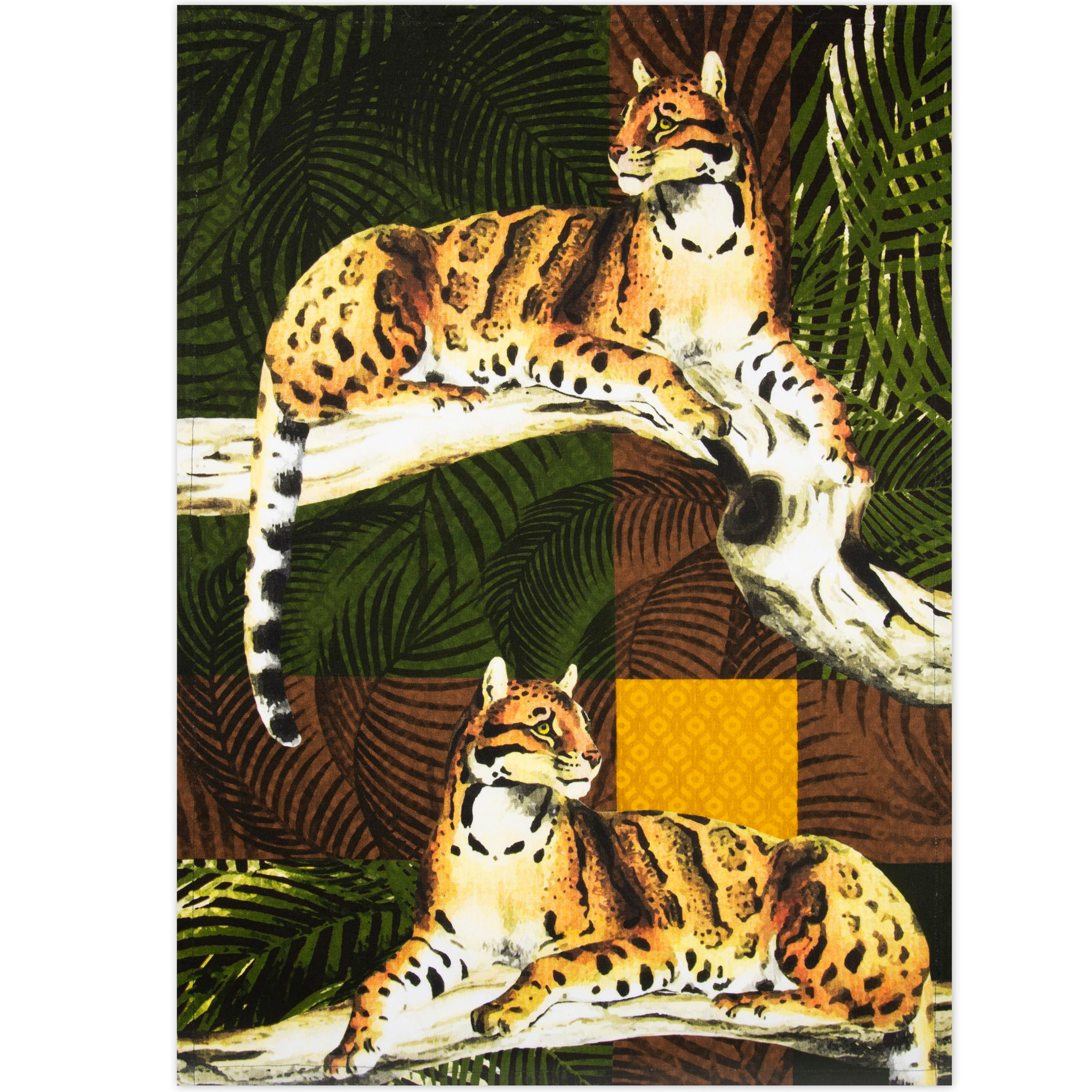 Set Canovaccio Presina e Guanto da Cucina Excelsa – Leopard, Cotone Multicolore