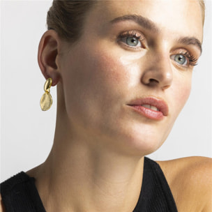 Pendientes acabado oro 18k