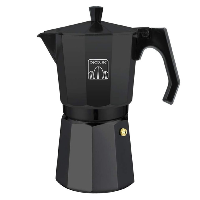 Cafetera italiana Cumbia Mokclassic 1200 Black, 600ml, De aluminio con capacidad