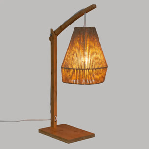 Lampe à poser "Palm" - bambou H55 cm