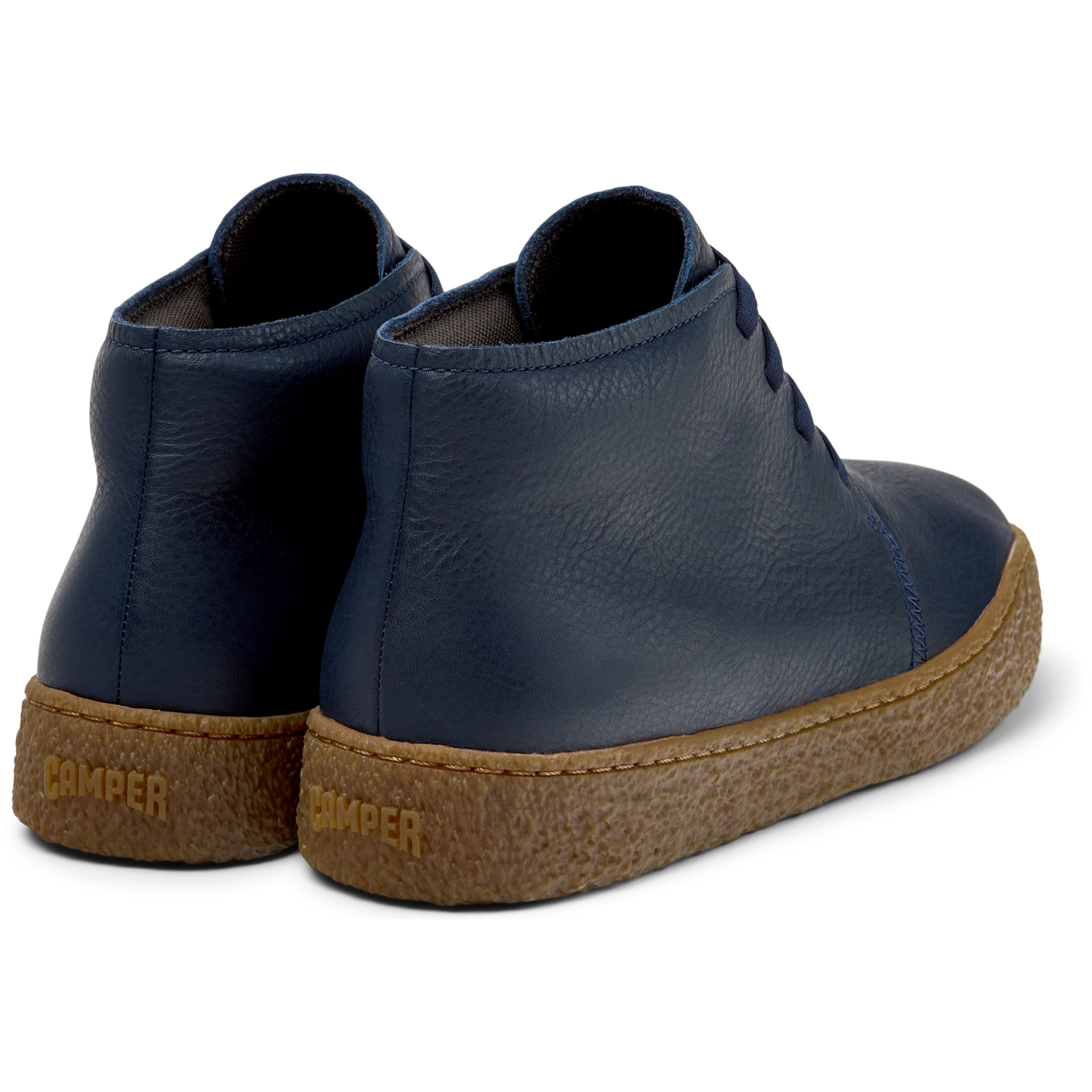 Stivaletti - CAMPER Peu Terreno - Blu - Pelle liscia