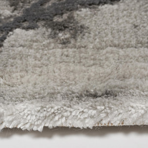 Tapis moderne TEba aux motifs abstraits gris