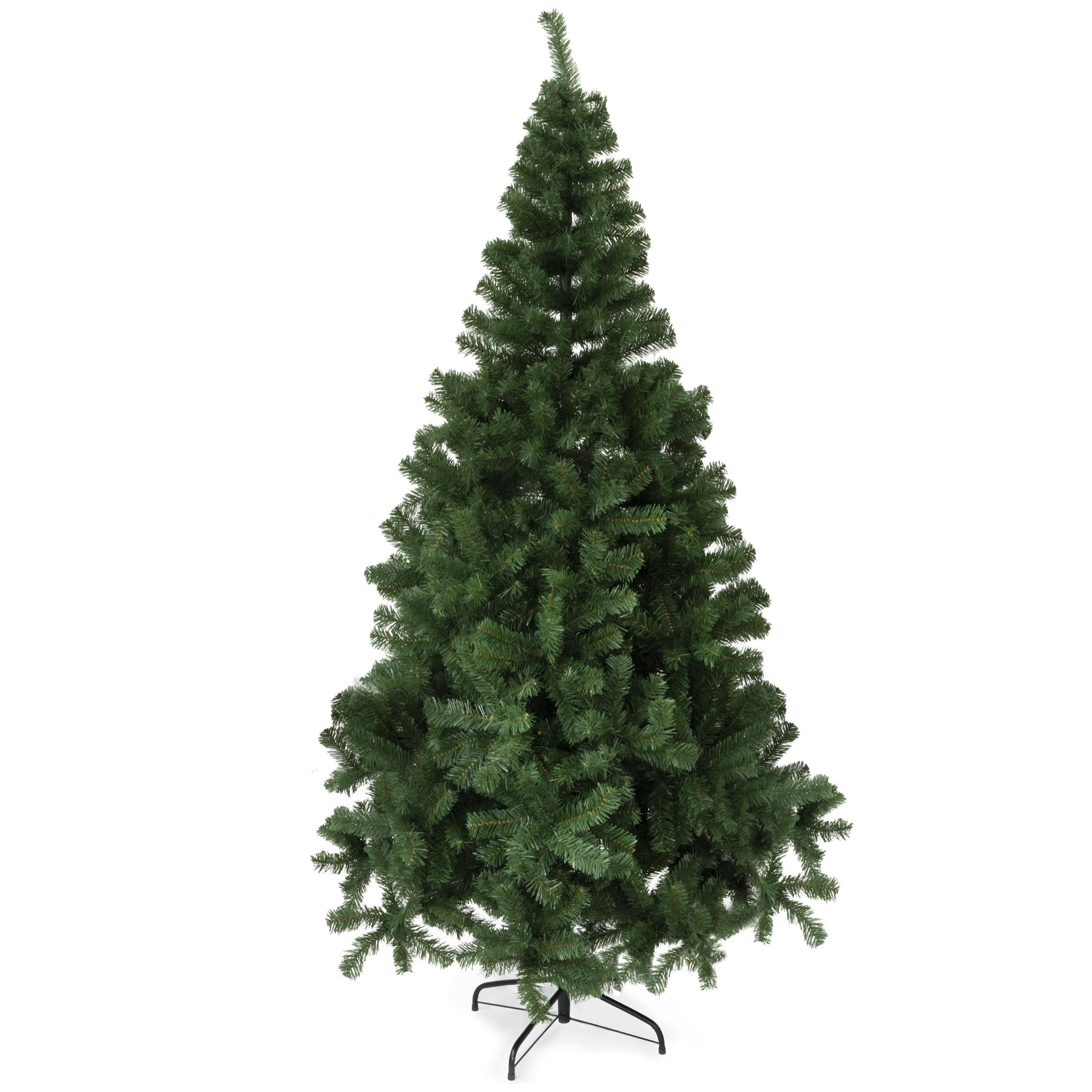 Albero Di Natale ''Ottawa'' - Altezza 210cm - Albero Realistico in PVC - Extra Folto con 1098 Rami