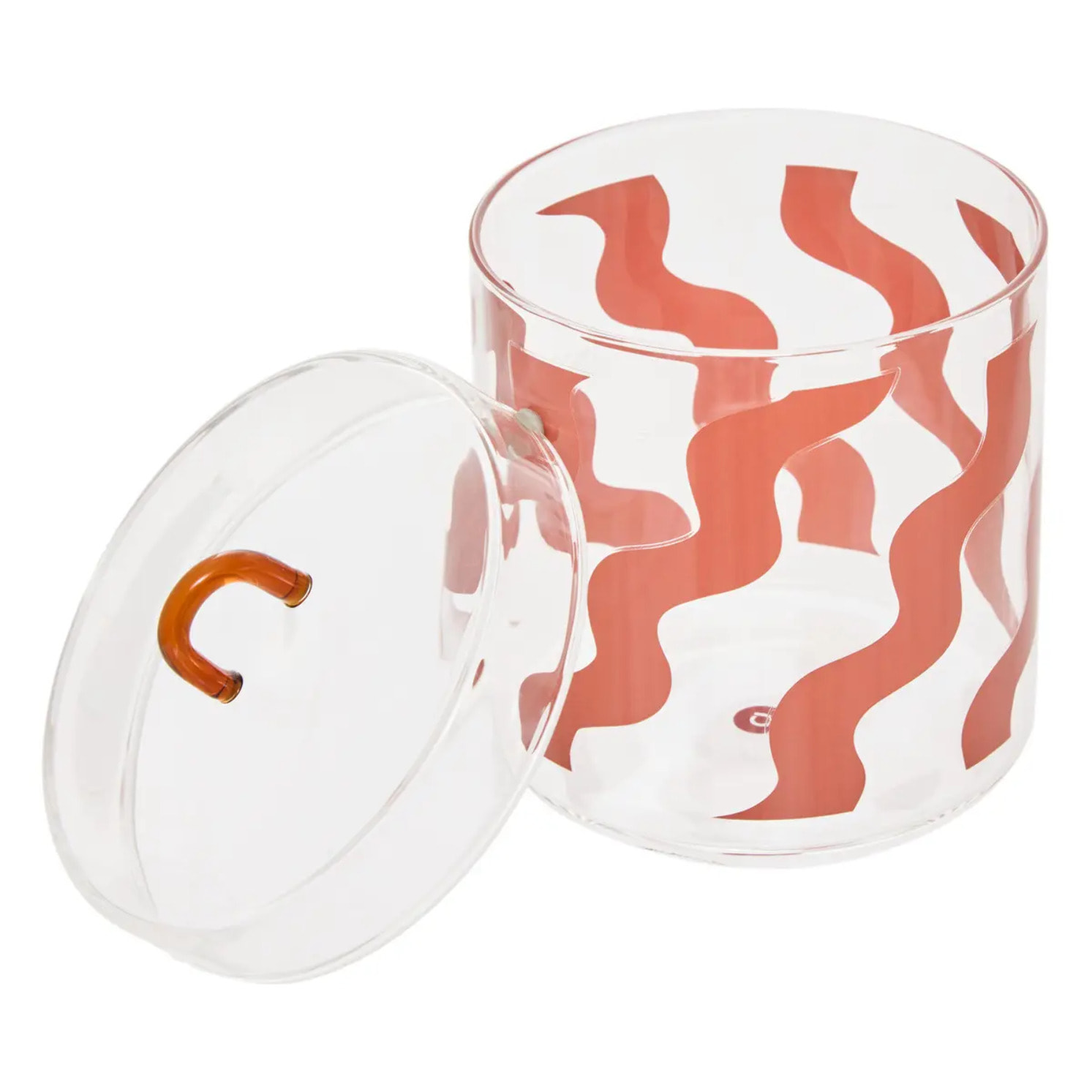 Lot de 3 boîtes déco Homy rondes D.10cm transparent