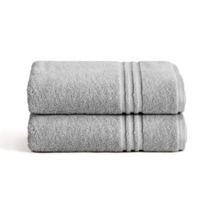 Serviette Éponge 100% Coton Peigné - 700 g/m2 GRIS