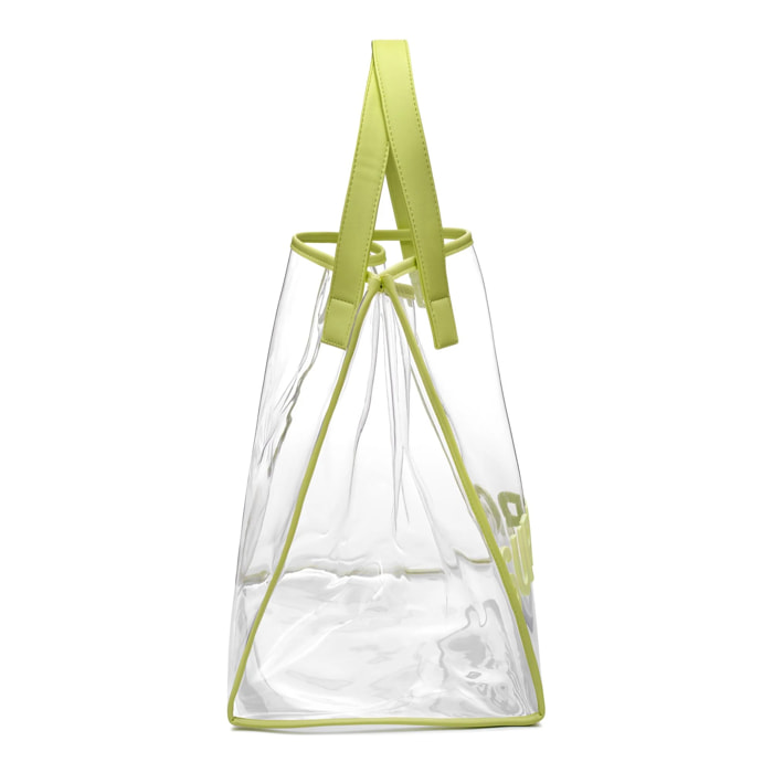 Superga - Borse Donna Verde - Transparent Shopping Bag