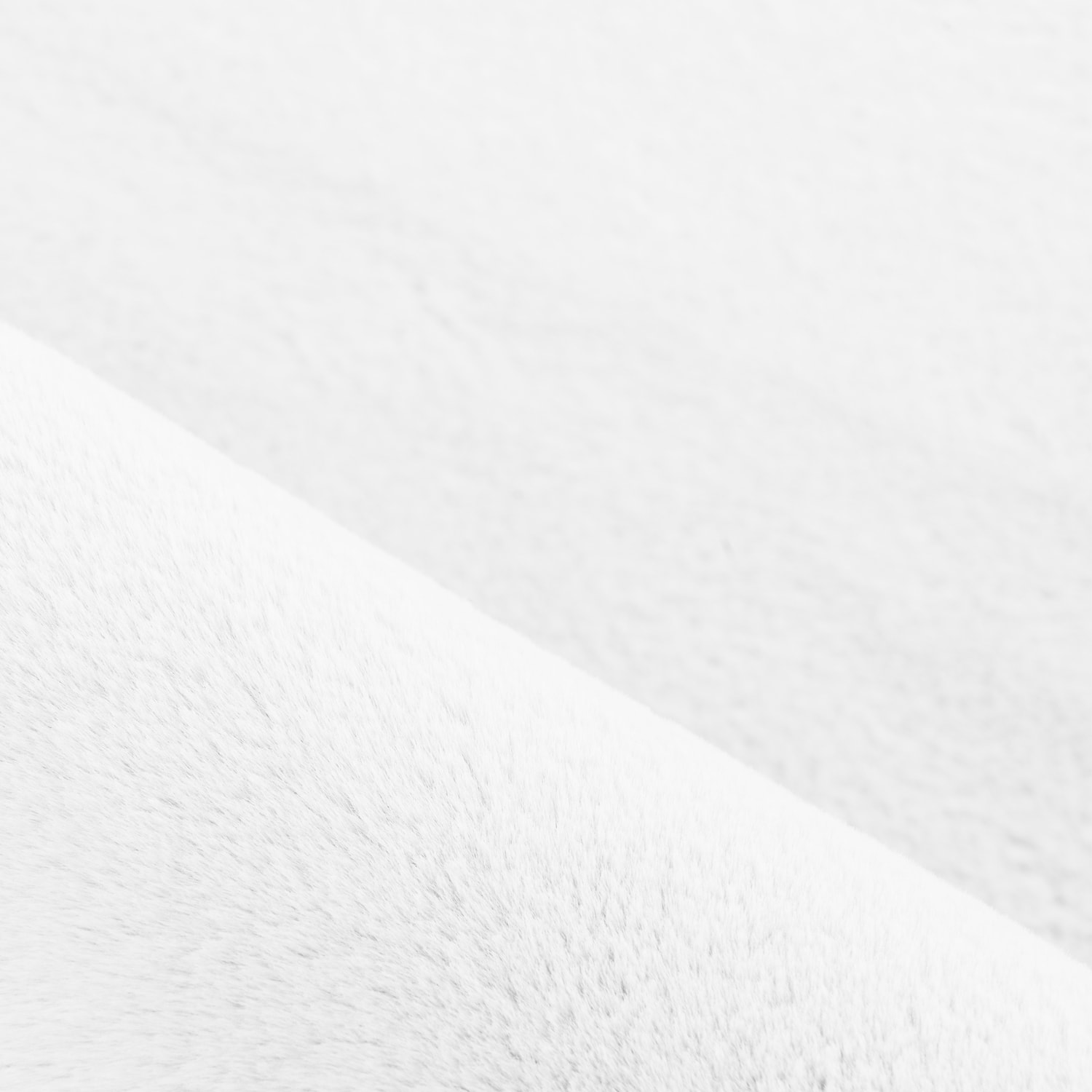 BARROW - Tapis en fausse fourrure doux uni Blanc