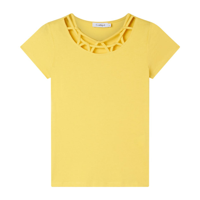 CONBIPEL T-SHIRT GIALLO