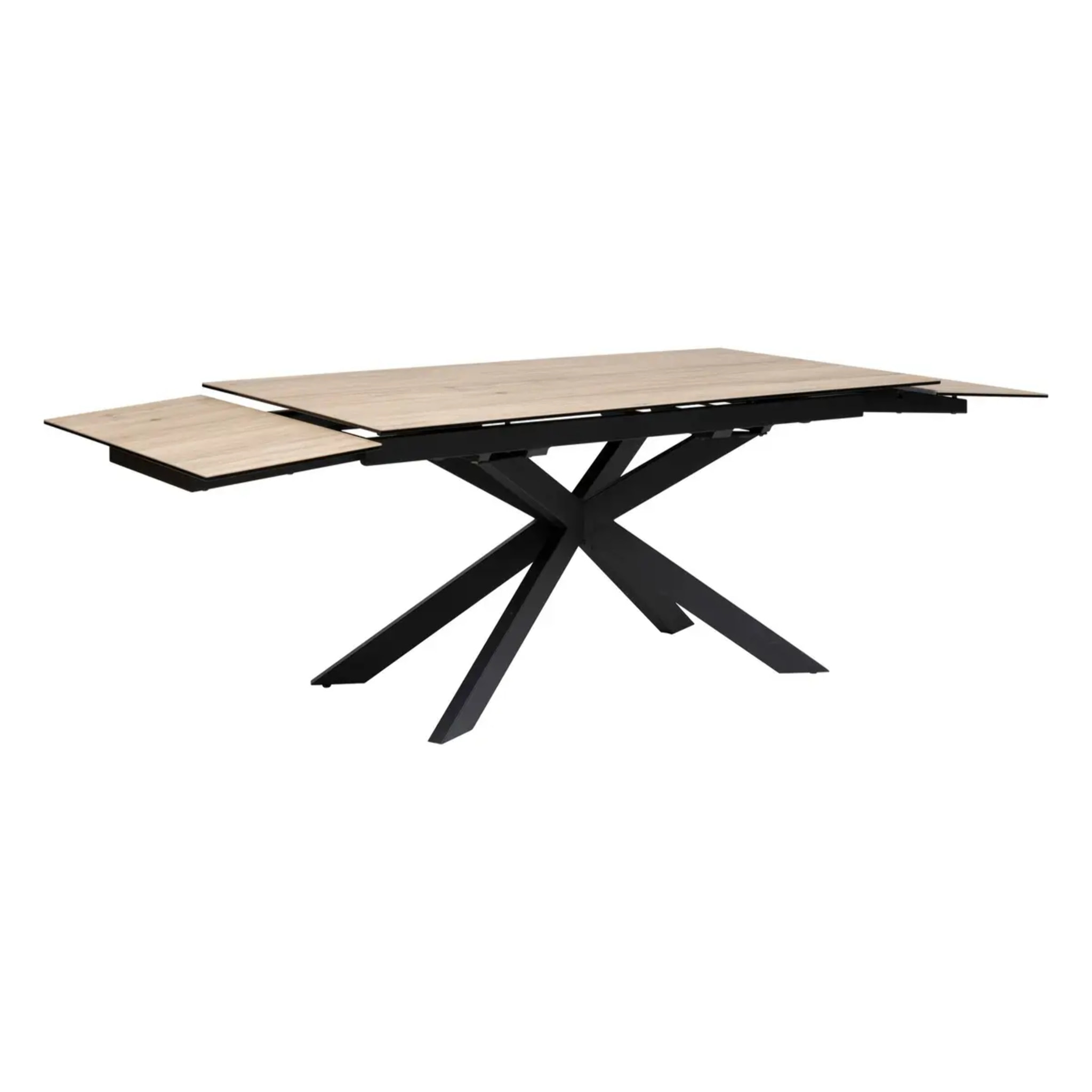 Table à manger extensible "Boot" beige 160x90x76cm
