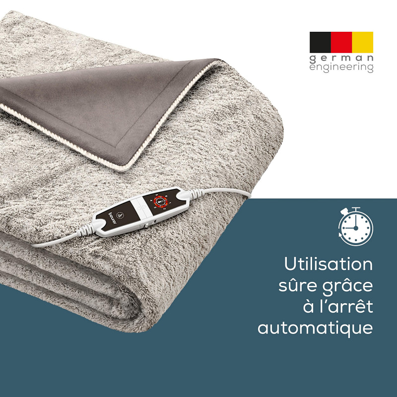 Couverture chauffante XXL Nordic - Beurer HD 150 - 6 niveaux de température
