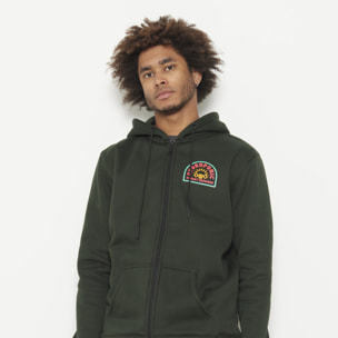 Sudadera con capucha y cremallera SUNSET Hydroponic