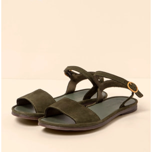 Sandalias N5693 NOBUCK LAVADO KAKI / TULIP color Kaki