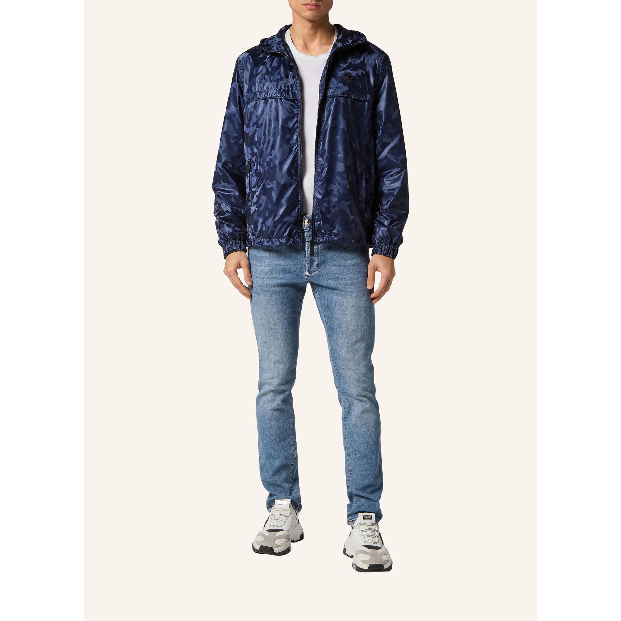 PHILIPP PLEIN Windbreaker CAMOUFLAGE