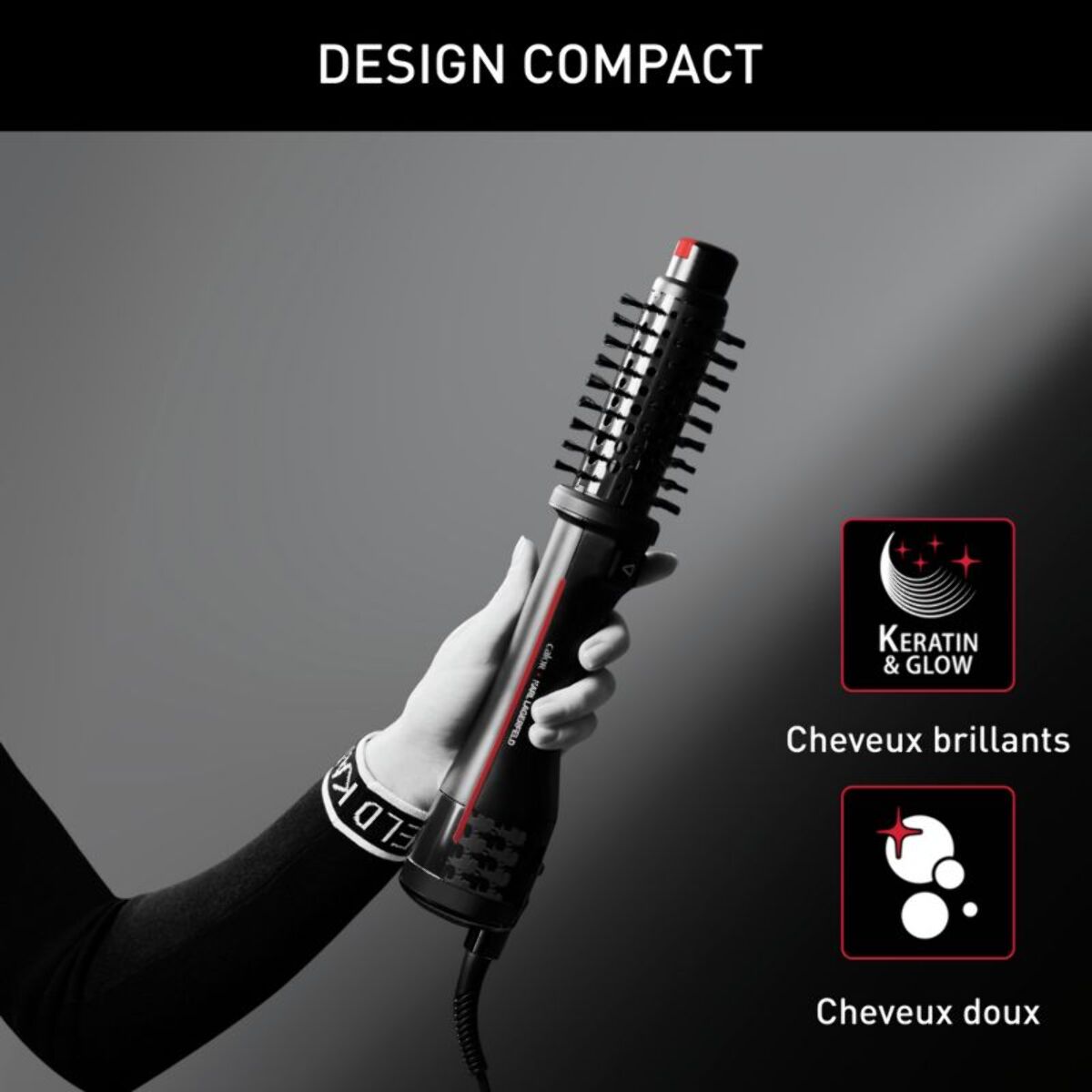 Brosse soufflante CALOR K/Pro Stylist Karl Lagerfeld CF961LC0