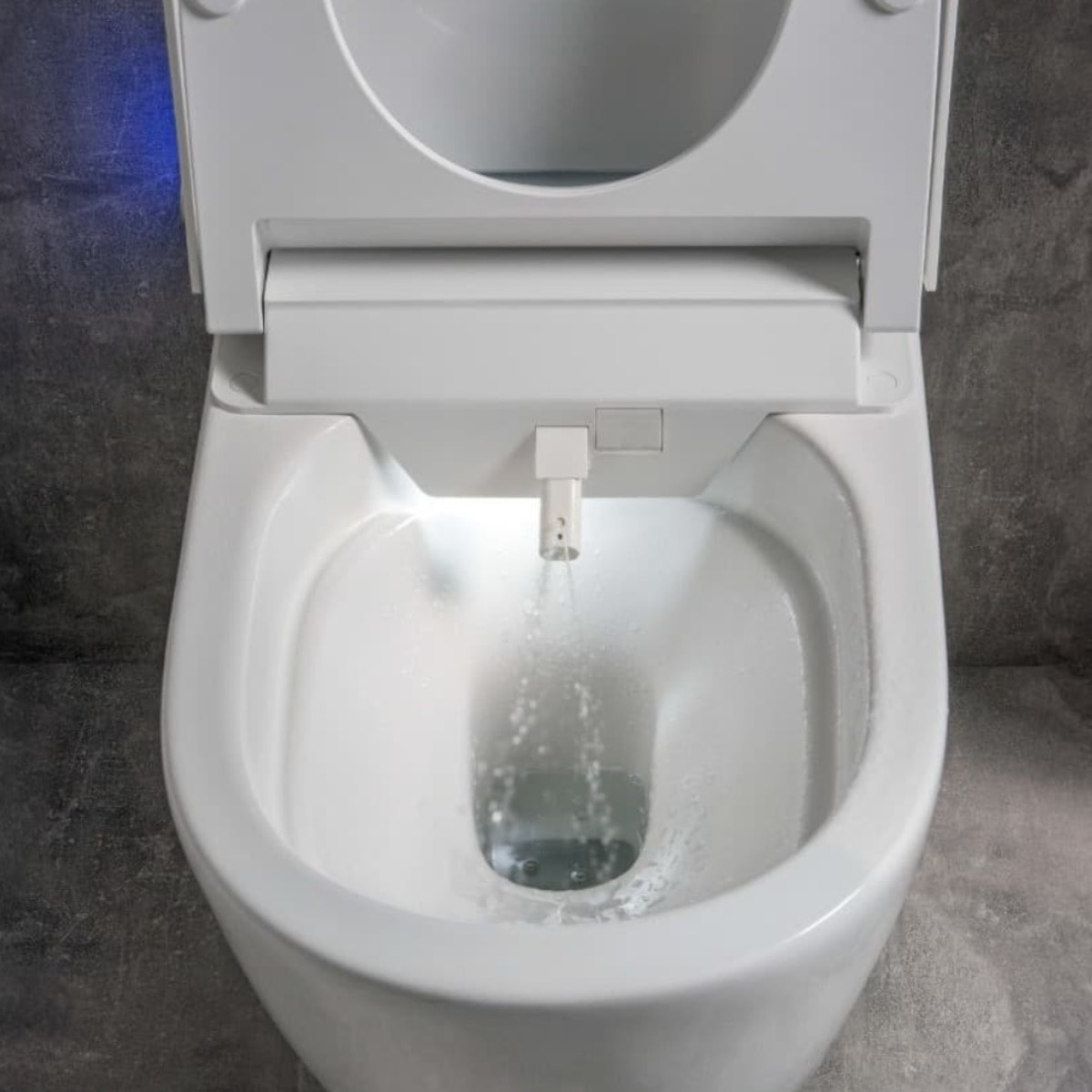 Mila WC japonais suspendu chauffant en céramique sans bride, ECO 3/4,5 L, sortie horizontale, blanc (H8215230000001)