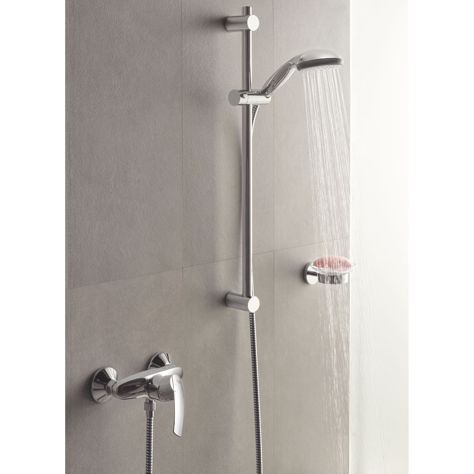 GROHE Vitalio Start 100 Ensemble de douche 1 jet avec barre Chromé 27943000