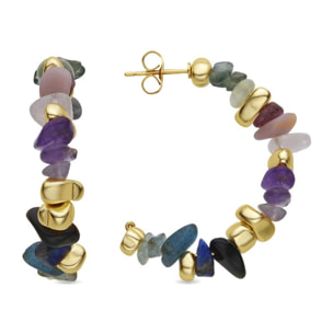 Pendientes Lux by Lux acabados oro 18k