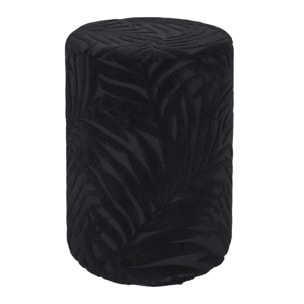 Pouf Leaf Noir