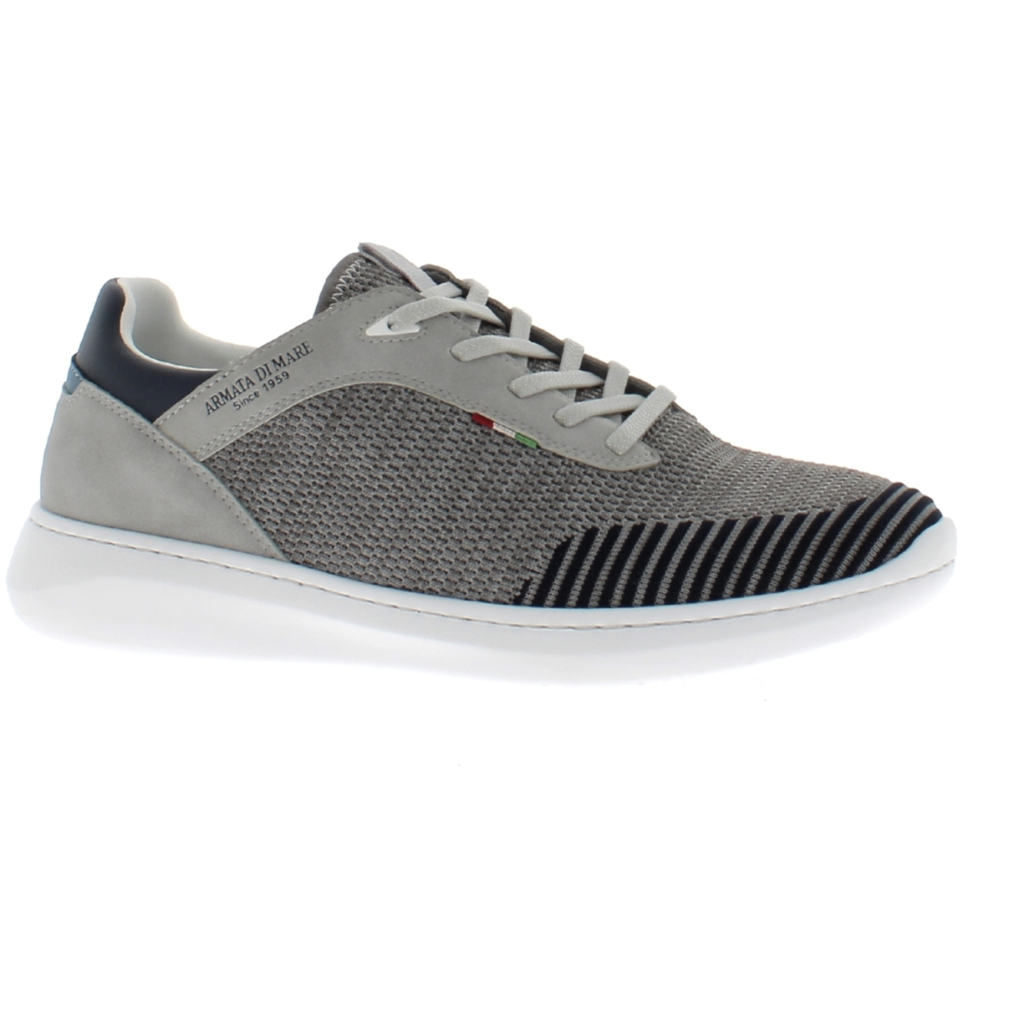 Armata di Mare Scarpe Uomo Sneakers Casual Stringate con Soletta Rimovibile in Memory Foam AMU S24M541 Grey