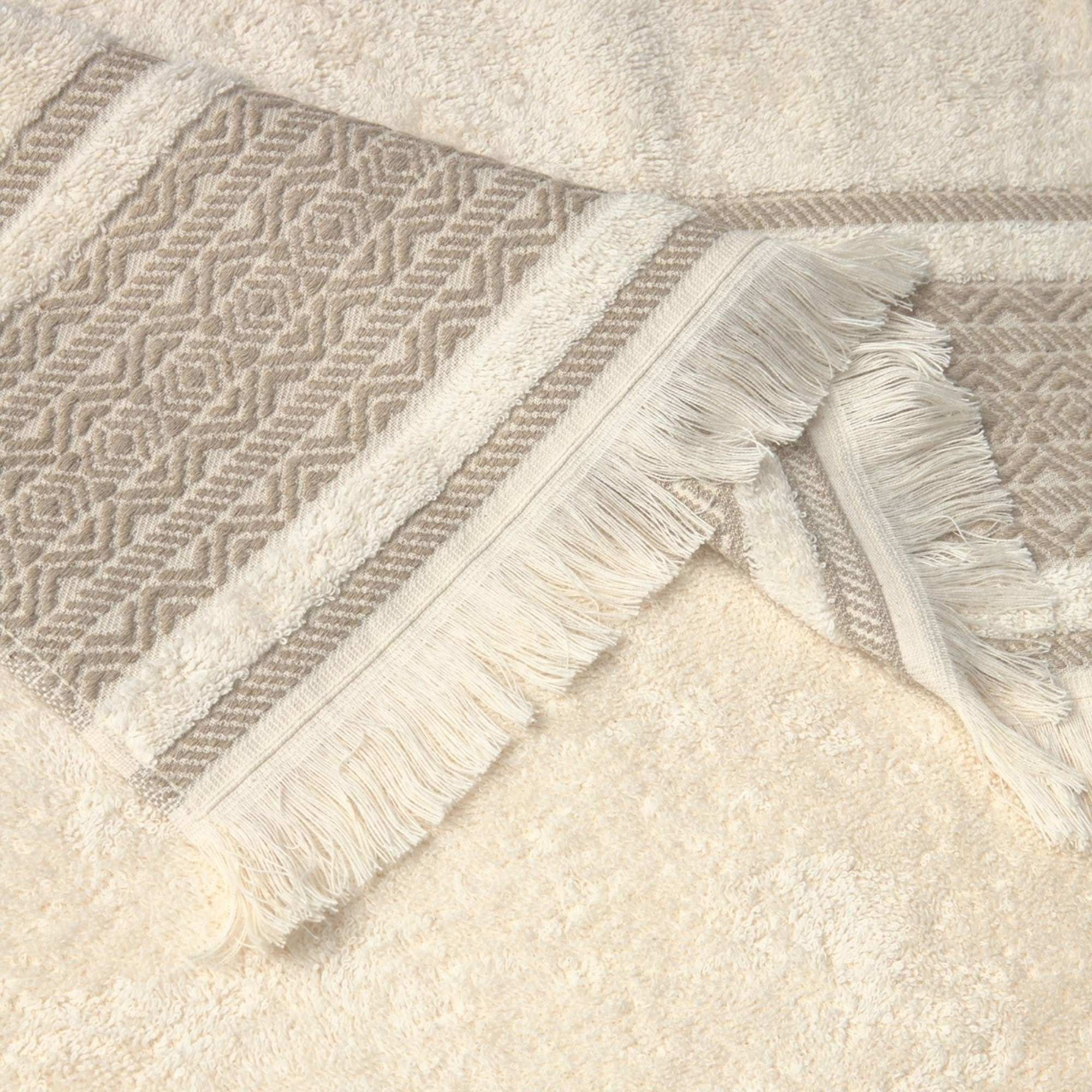 Toalla baño algodón Gio color marfil crudo Algodón