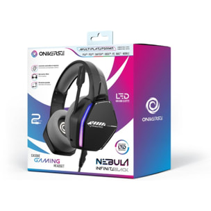 Casque gamer ONIVERSE Nebula Infinite Black