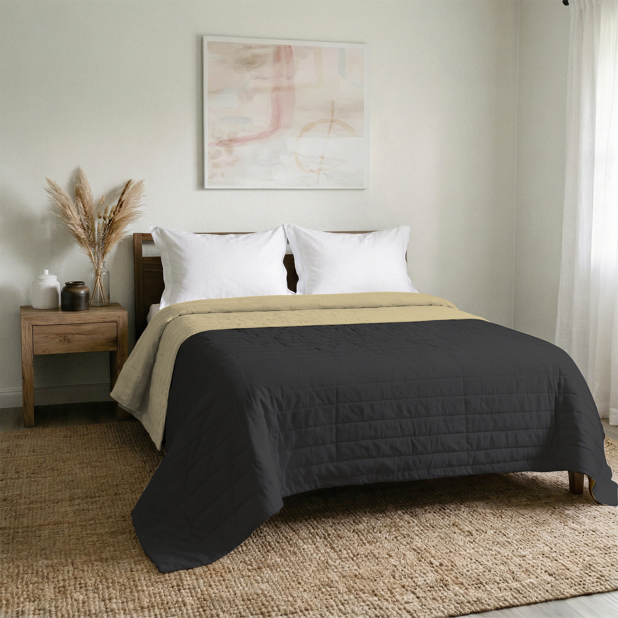 TRAPUNTINO ESTIVO ELEGANT MATRIMONIALE, BICOLORE