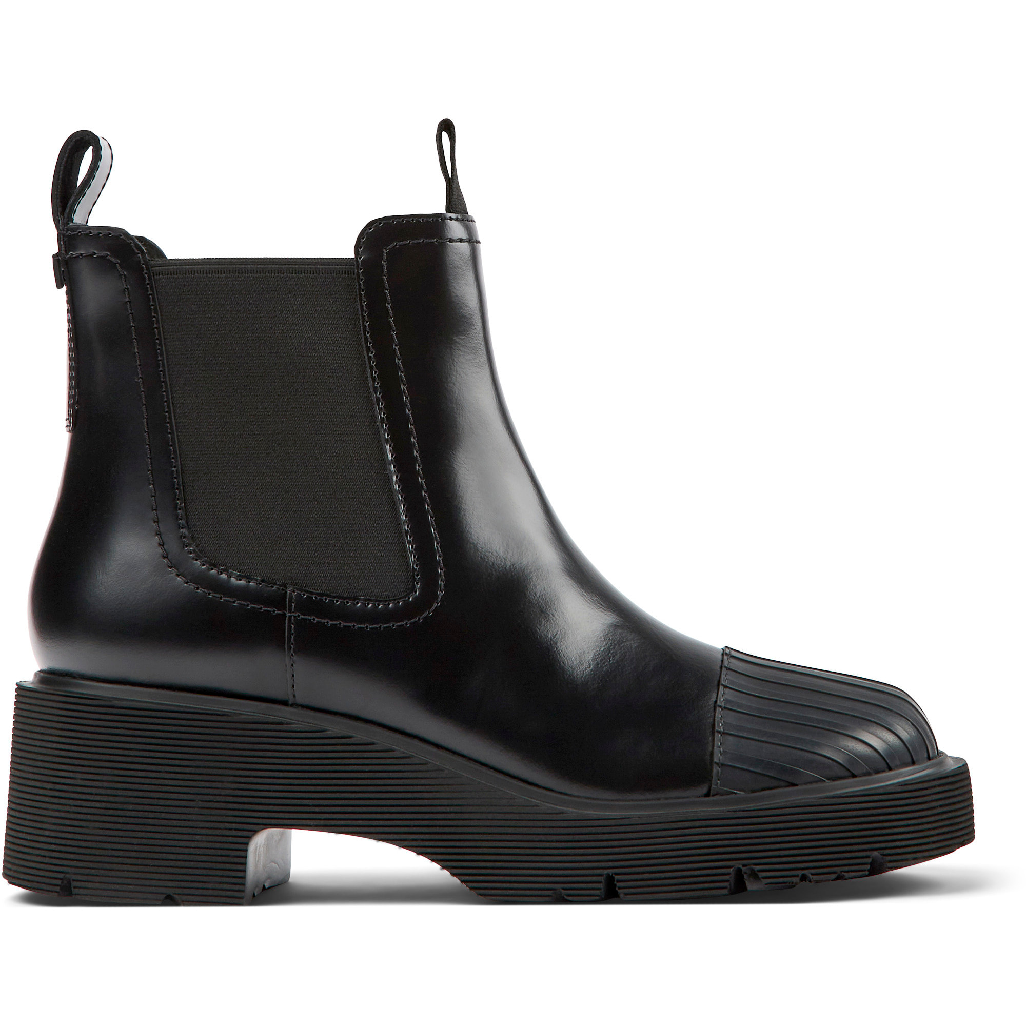 Botines - CAMPER Milah - Negro - Cuero liso