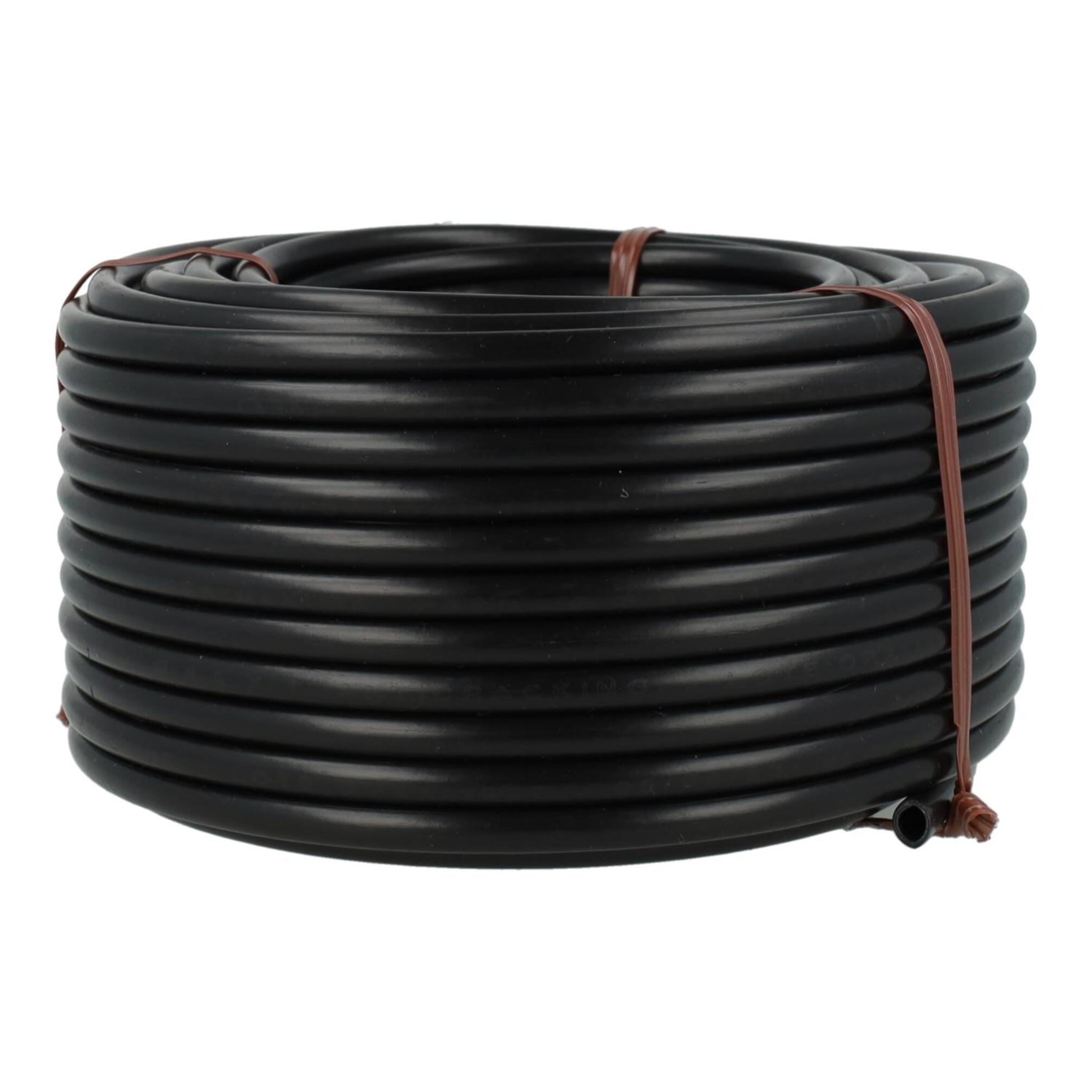 PLANETA HUERTO | Tubería de Microtubo Negra Ø 4 mm 25 m – Flexible y Duradera, Ideal para Sistemas de Riego por Goteo