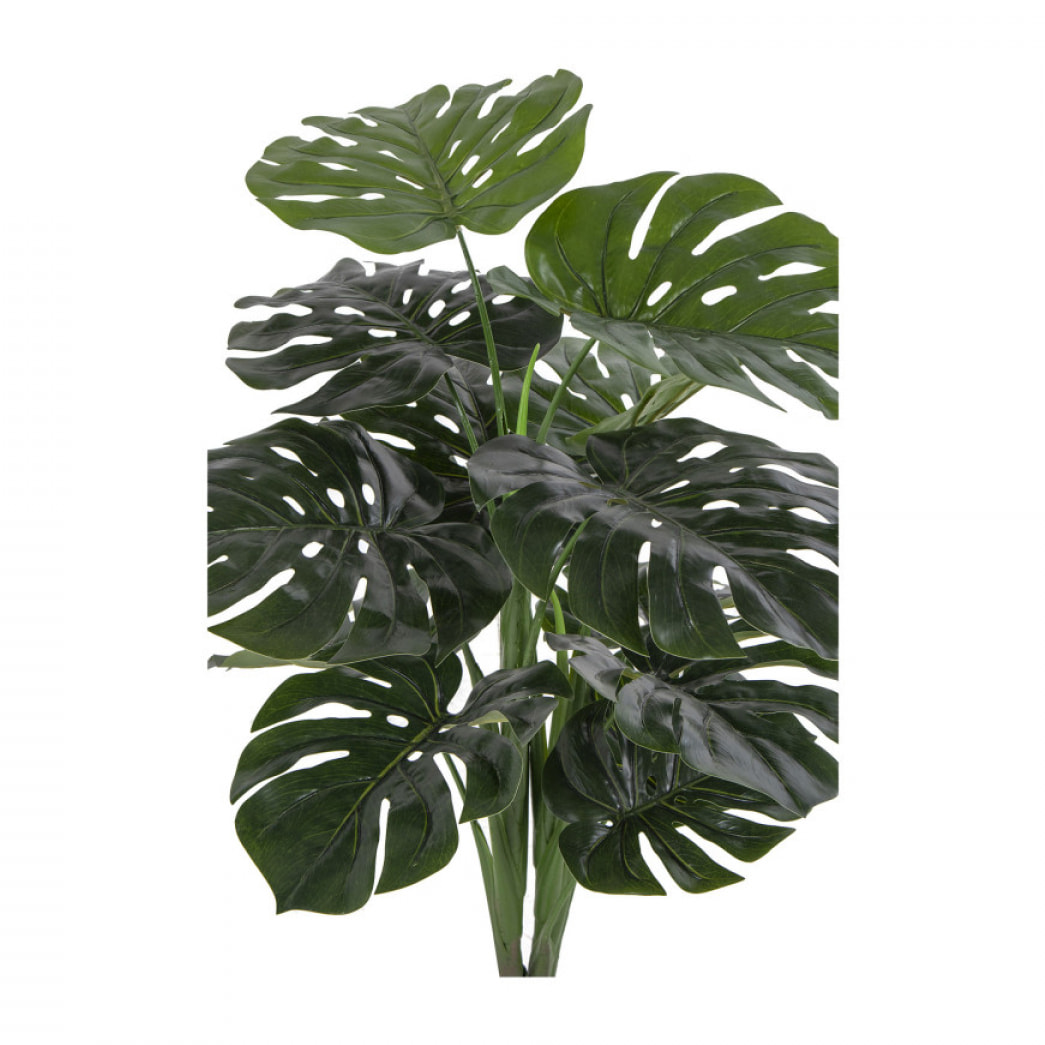 Monstera - Plante artificielle H90 cm : Couleur - Vert.