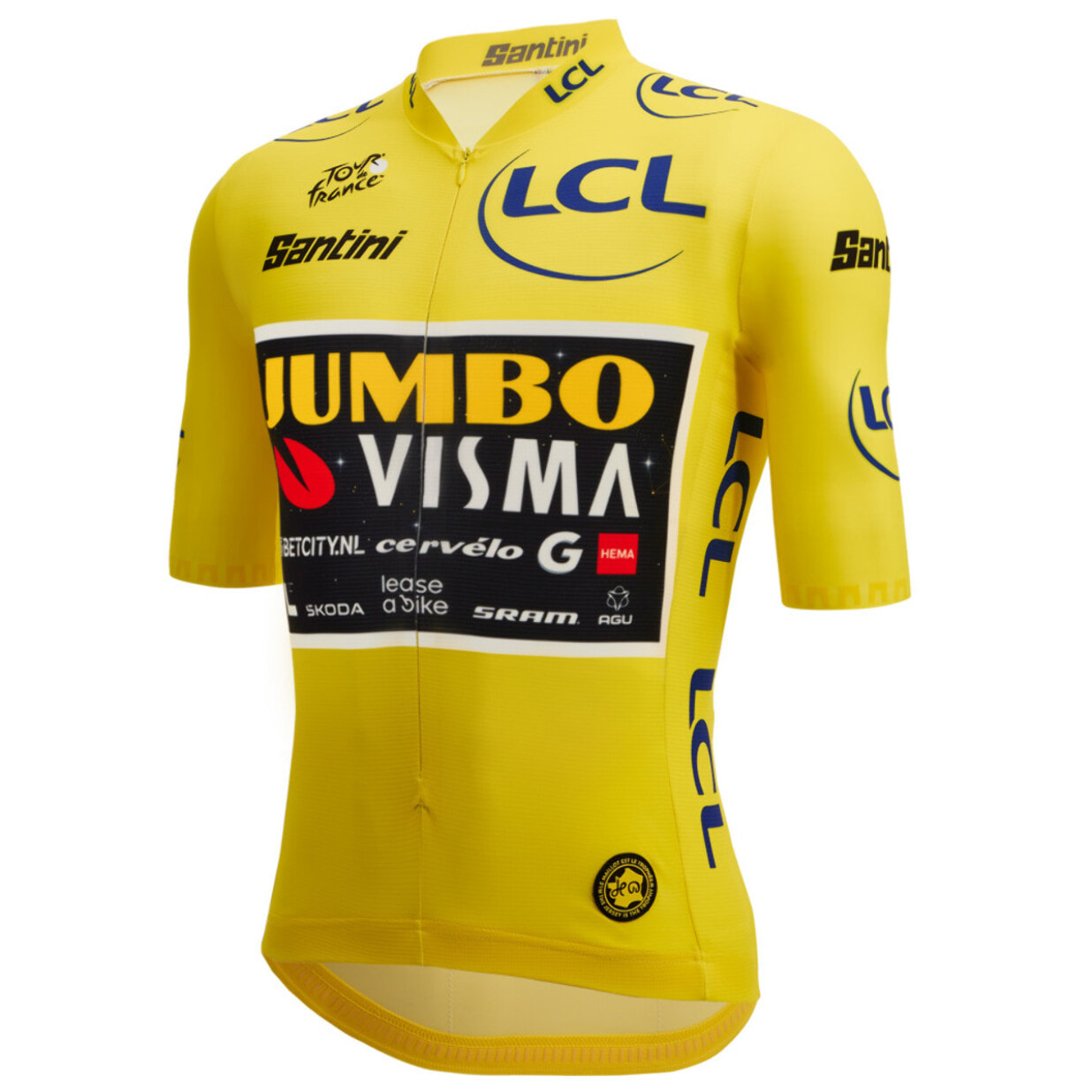 Tour De France 2023 - Vingegaard Yellow Jersey - Jaune - Homme