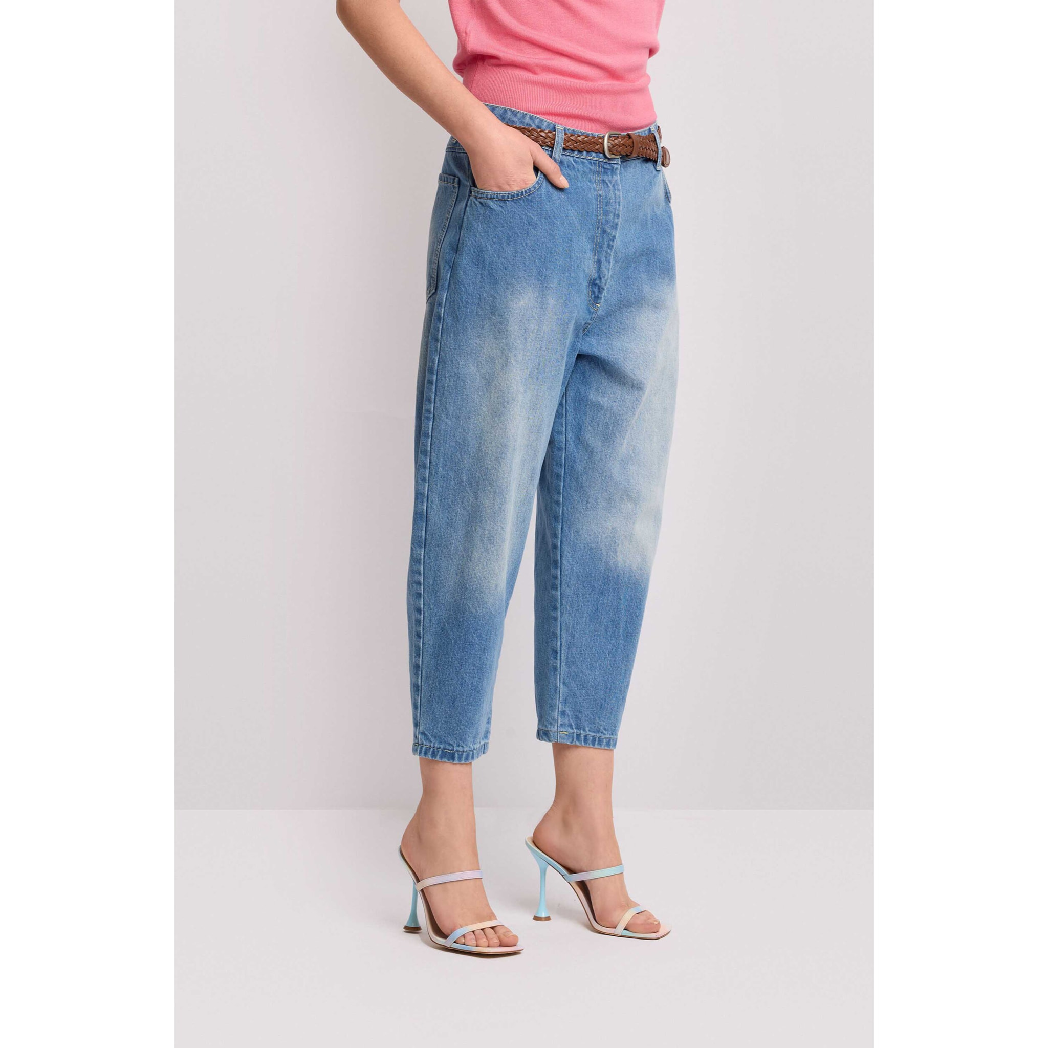 Kocca - Pantaloni in denim di cotone Donna, Denim