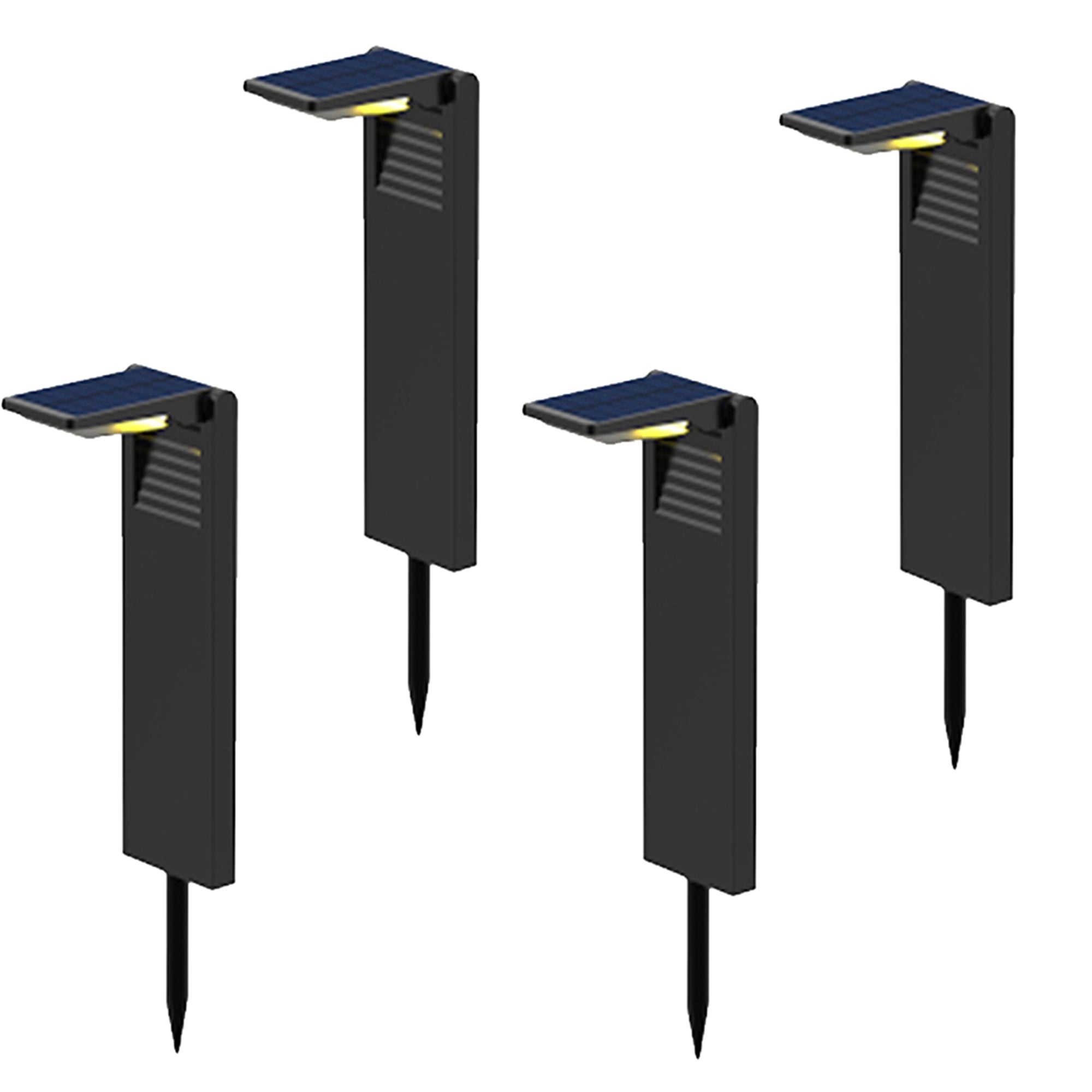 4 Potelets solaires OSTRY H41cm 150LM