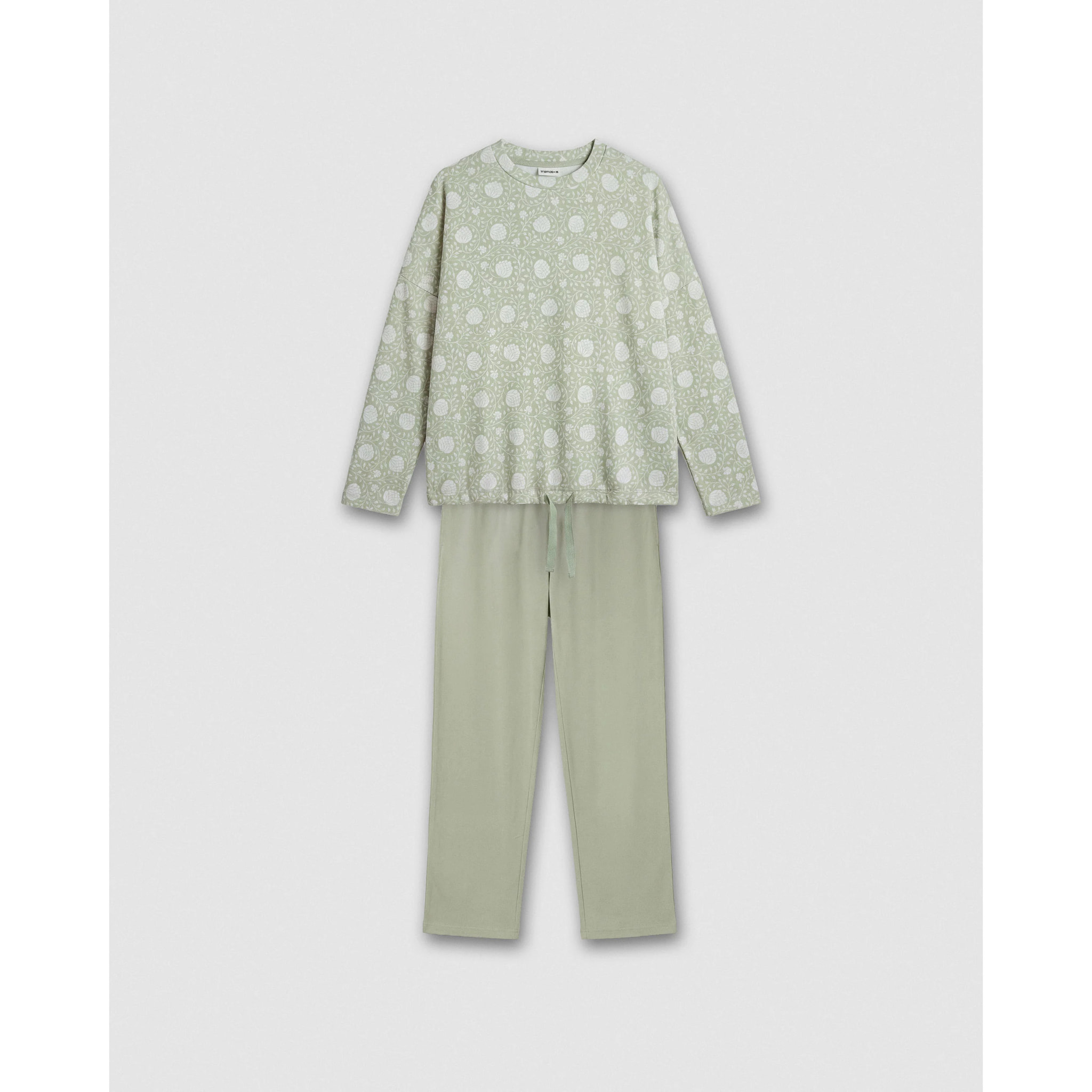 Pigiama lungo secret ventia verde
