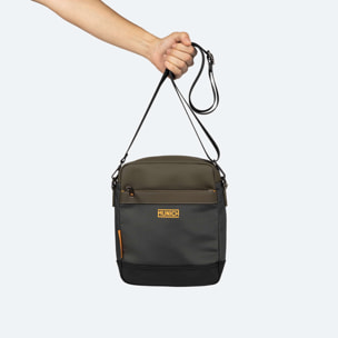 Bandolera Kaki de Alta Resistencia con Bolsillo Frontal JUNGLE CROSSBODY