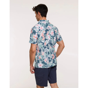 Camisa Manga Corta Azul - Hopper