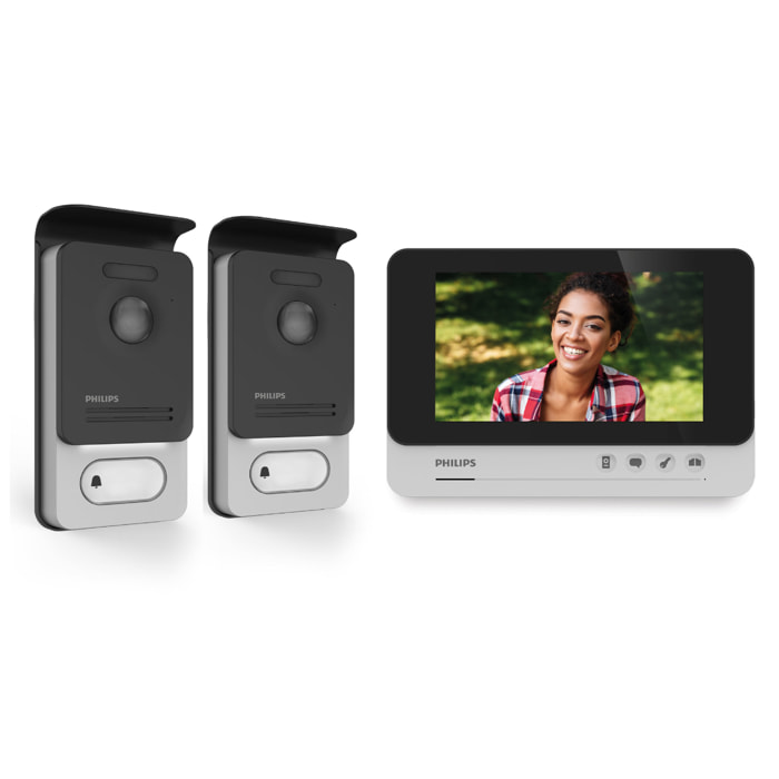 Visiophone WelcomeEye Comfort avec 2 platines de rue
