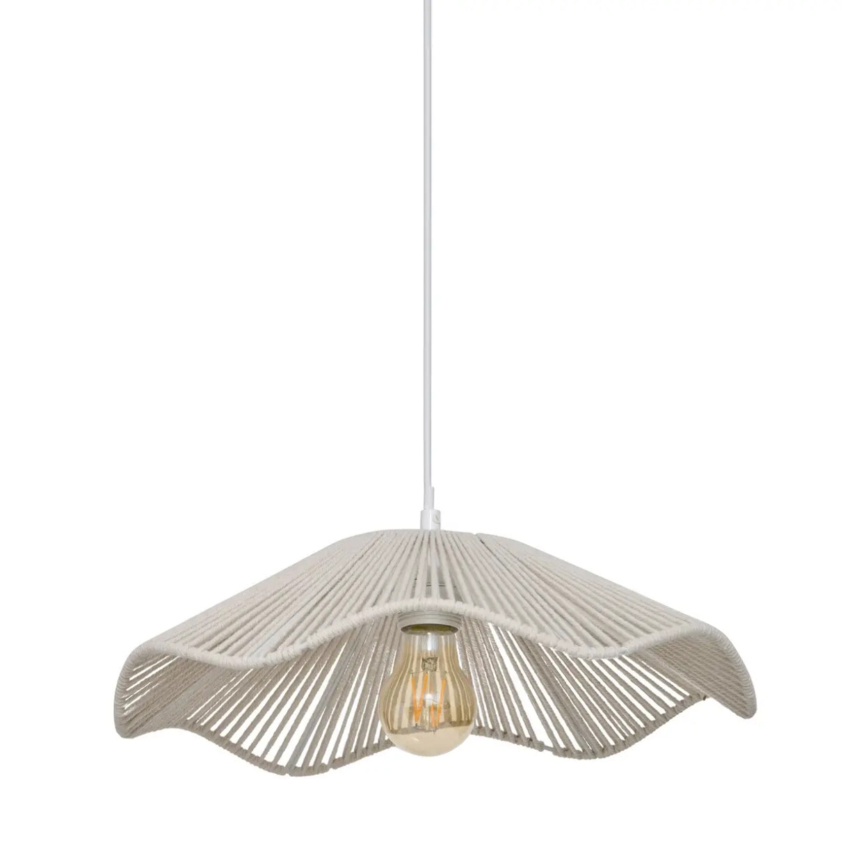 Suspension Galt blanche D38cm