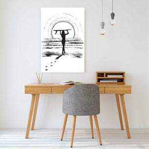 Tableau surfeuse sunset Tableau plexiglas