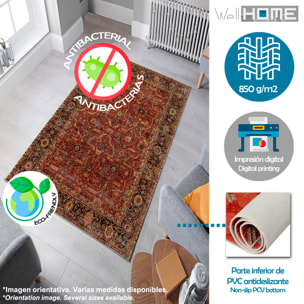 Alfombra de Poliester estampada 100 x 200cm