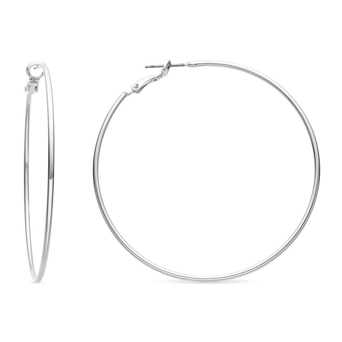 Pendientes Lux by Lux acabadoss en rodio