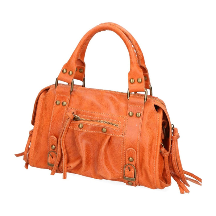 Borsa a spalla da donna - Modello Erisia - Vera pelle - 25.0 x 15.0 x 10.0 cm